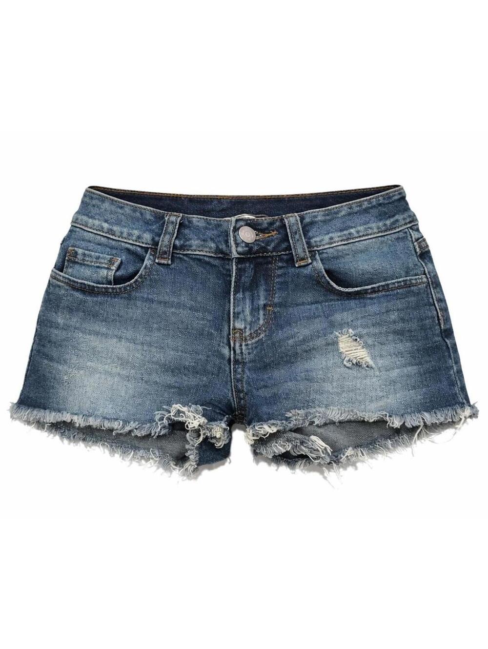 Victoria's Secret PINK Denim Shorts Size 0 Y2k Fit